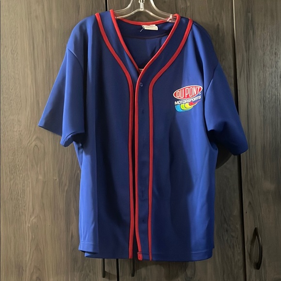 Winner's Circle Other - Jeff Gordon NASCAR Racing blue Winner's Circle baseball jersey size XL